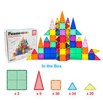 PicassoTiles magneetset 101-delig productafbeelding 4