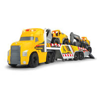 Dickie zware vrachtwagen met aanhanger en bouwmachines productafbeelding 2