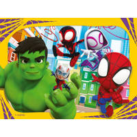 Ravensburger puzzel Spidey & His Amazing Friends - 12 + 16 + 20 + 24 stukjes productafbeelding 3