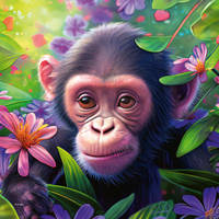 Ravensburger puzzel Jungle babies - 3 x 49 stukjes productafbeelding 4