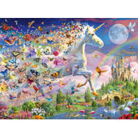 Ravensburger XXL puzzel Fantasy Unicorn Star Line - 200 stukjes productafbeelding 2