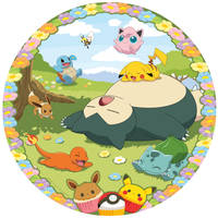 Ravensburger ronde puzzel Pokémon - Ronde - 500 stukjes productafbeelding 2