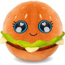 Gear2Play Little Biggies Foodies burger opblaasbare pluchen knuffelbal productafbeelding 4