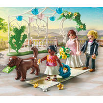 PLAYMOBIL City Life Starter Pack huwelijksfeest 71365 productafbeelding 3