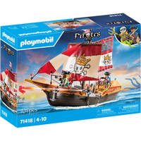 PLAYMOBIL Pirates piratenschip 71418 productafbeelding 6