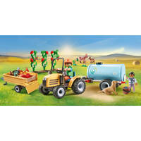 PLAYMOBIL Country Tractor met aanhanger en watertank 71442 productafbeelding 2