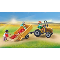 PLAYMOBIL Country Tractor met aanhanger en watertank 71442 productafbeelding 4