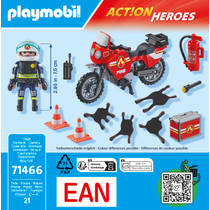 PLAYMOBIL Action Heroes brandweer op de plaats van het ongeval 71466 productafbeelding 5