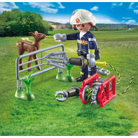 PLAYMOBIL Action Heroes dierenbescherming brandweer 71467 productafbeelding 2