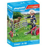 PLAYMOBIL Action Heroes dierenbescherming brandweer 71467 productafbeelding 3