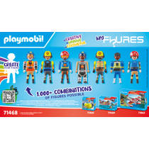 PLAYMOBIL Action Heroes MyFigures brandweer 71468 productafbeelding 4