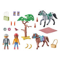 PLAYMOBIL Horses of Waterfall Starter Pack paardrijden naar het strand met Amelia en Ben 71470 productafbeelding 4