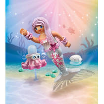 PLAYMOBIL SpecialPLUS zeemeermin met spuitoctopus 71477 productafbeelding 5