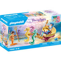 PLAYMOBIL Princess Magic zeemeermin zeepaardkoets 71500 productafbeelding 2