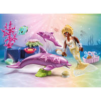 PLAYMOBIL Princess Magic zeemeermin met dolfijnen 71501 productafbeelding 5