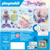 PLAYMOBIL Princess Magic zeemeermin met parelmoer 71502 productafbeelding 8
