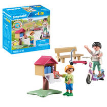 PLAYMOBIL My Life boekenruil voor boekenwurmen 71511 hoofdafbeelding product
