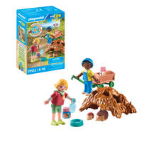 PLAYMOBIL My Life zorgen voor de egelfamilie 71512