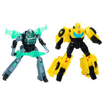 Transformers EarthSpark Cyber Combiner Bumblebee en Mo Malto actiefiguur Main Image - 0