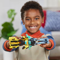 Transformers EarthSpark Cyber Combiner Bumblebee en Mo Malto actiefiguur productafbeelding 8