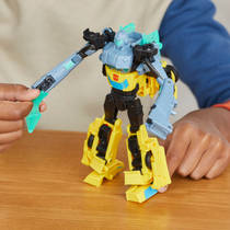 Transformers EarthSpark Cyber Combiner Bumblebee en Mo Malto actiefiguur productafbeelding 10