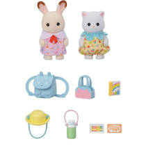 Sylvanian Families Duo peutervriendjes samen wandelen productafbeelding 2
