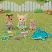 Sylvanian Families Trio peutervriendjes zwembad fun productafbeelding 4