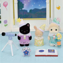 Sylvanian Families Trio peutervriendjes pyjama party productafbeelding 6