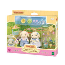 Sylvanian Families tuinierenset bloemen hangoor konijn broer en zus productafbeelding 2