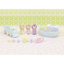 Sylvanian Families drieling baby crème konijn badspeelset 5707 productafbeelding 7