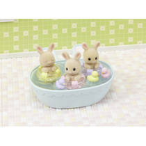 Sylvanian Families drieling baby crème konijn badspeelset 5707 productafbeelding 9
