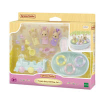 Sylvanian Families drieling baby crème konijn badspeelset 5707 productafbeelding 6