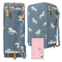 Miss Melody denim 3-vaks etui productafbeelding 8