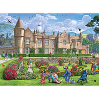 Ravensburger puzzel Happy days koninklijke woningen - 4 x 500 stukjes productafbeelding 5
