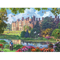 Ravensburger puzzel Happy days koninklijke woningen - 4 x 500 stukjes productafbeelding 4