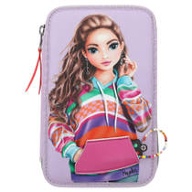 TOPModel Joy 3-vaks etui - paars productafbeelding 3