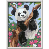 Ravensburger CreArt Schilderen op nummer speelse panda productafbeelding 2