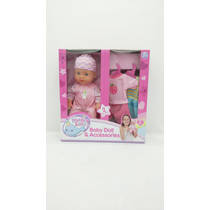 Babypop met 2 outfits - 31 cm Main Image - 1