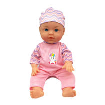 Babypop met 2 outfits - 31 cm