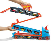 Hot Wheels City racebaanlanceerder + 3 auto's productafbeelding 2