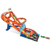 Hot Wheels City achtbaan rally baanset productafbeelding 2