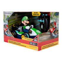 Super Mario RC mini kart racer Luigi productafbeelding 2