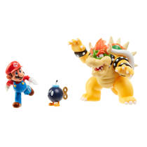 Nintendo Super Mario Bowser vs Mario figurenset productafbeelding 3