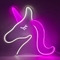 Neon lamp eenhoorn productafbeelding 2