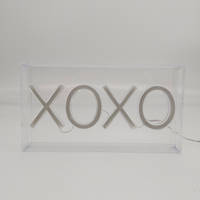 Neon lamp box XOXO productafbeelding 2