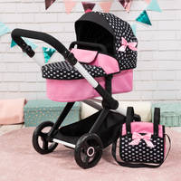 Poppenwagen XEO - zwart/roze productafbeelding 7