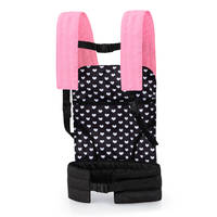 Poppendrager deluxe - zwart/roze productafbeelding 3