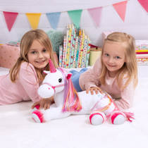Pluchen eenhoorn knuffel met licht en geluid productafbeelding 4