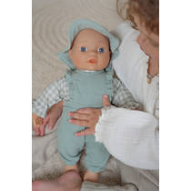 Little Dutch babypop kleertjes Fresh Green Check - groen productafbeelding 4
