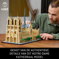 LEGO Architecture Notre-Dame van Parijs 21061 productafbeelding 4